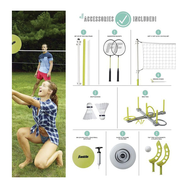 Franklin Sports 50804X Five-Game Combo Set - 4