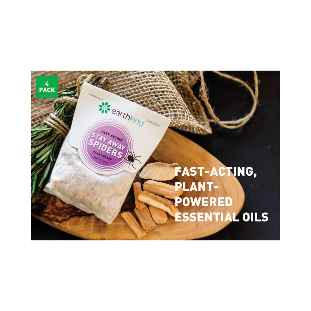 earthkind Stay Away SA1P8TSPD Spider Repellent, Granular, Fresh Herbal Pouch - 3