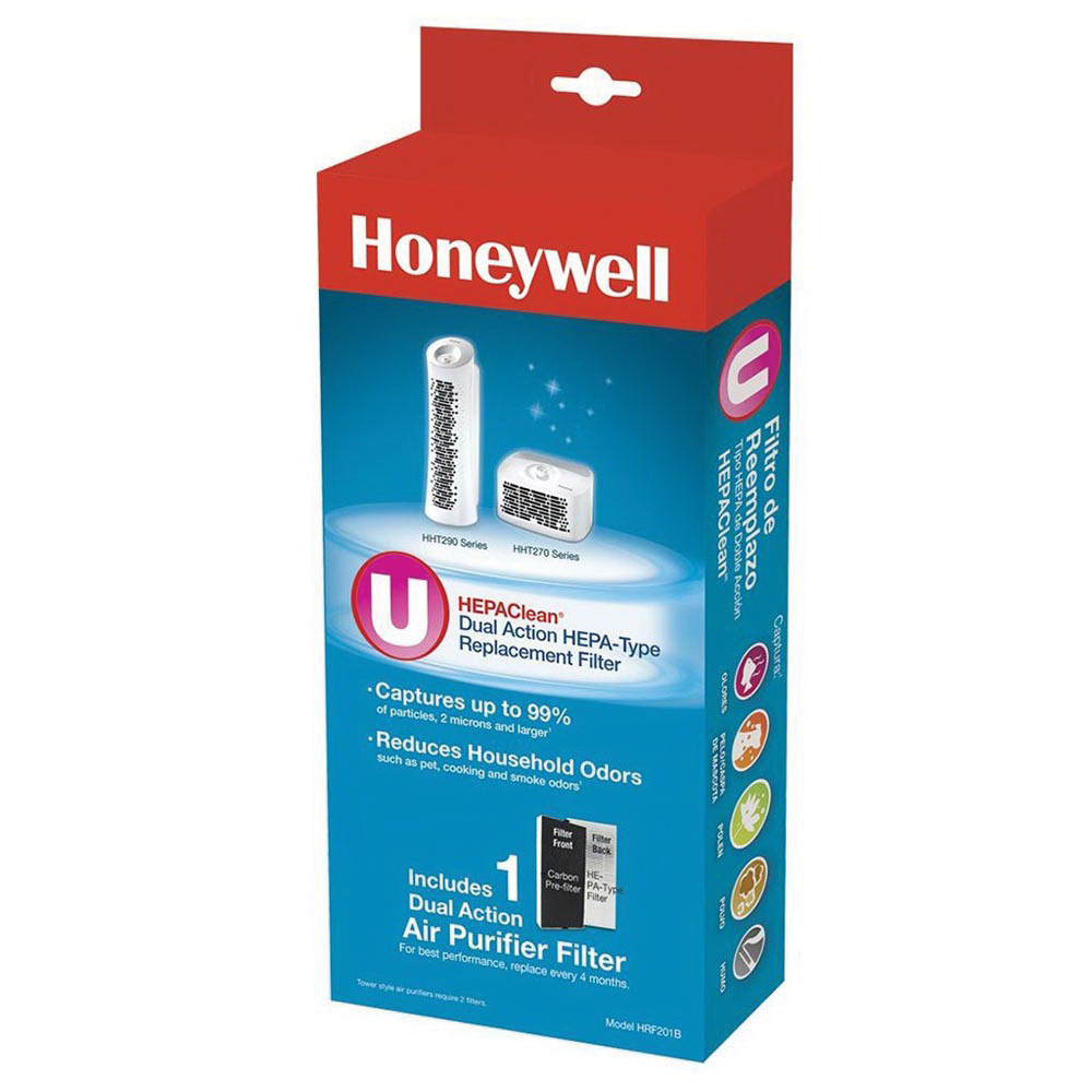 Honeywell HRF201B Air Purifier Filter, 5.12 in L, 1-1/2 in W, For: Honeywell HHT270 and HHT290 Air Purifier - 3