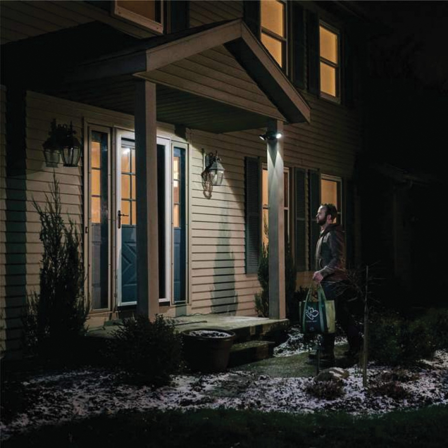 Mr Beams MB3000-BRN-01 Sensor Security Light, LED Lamp, Brown Light, 500 Lumens, Plastic Fixture, Brown Fixture - 5