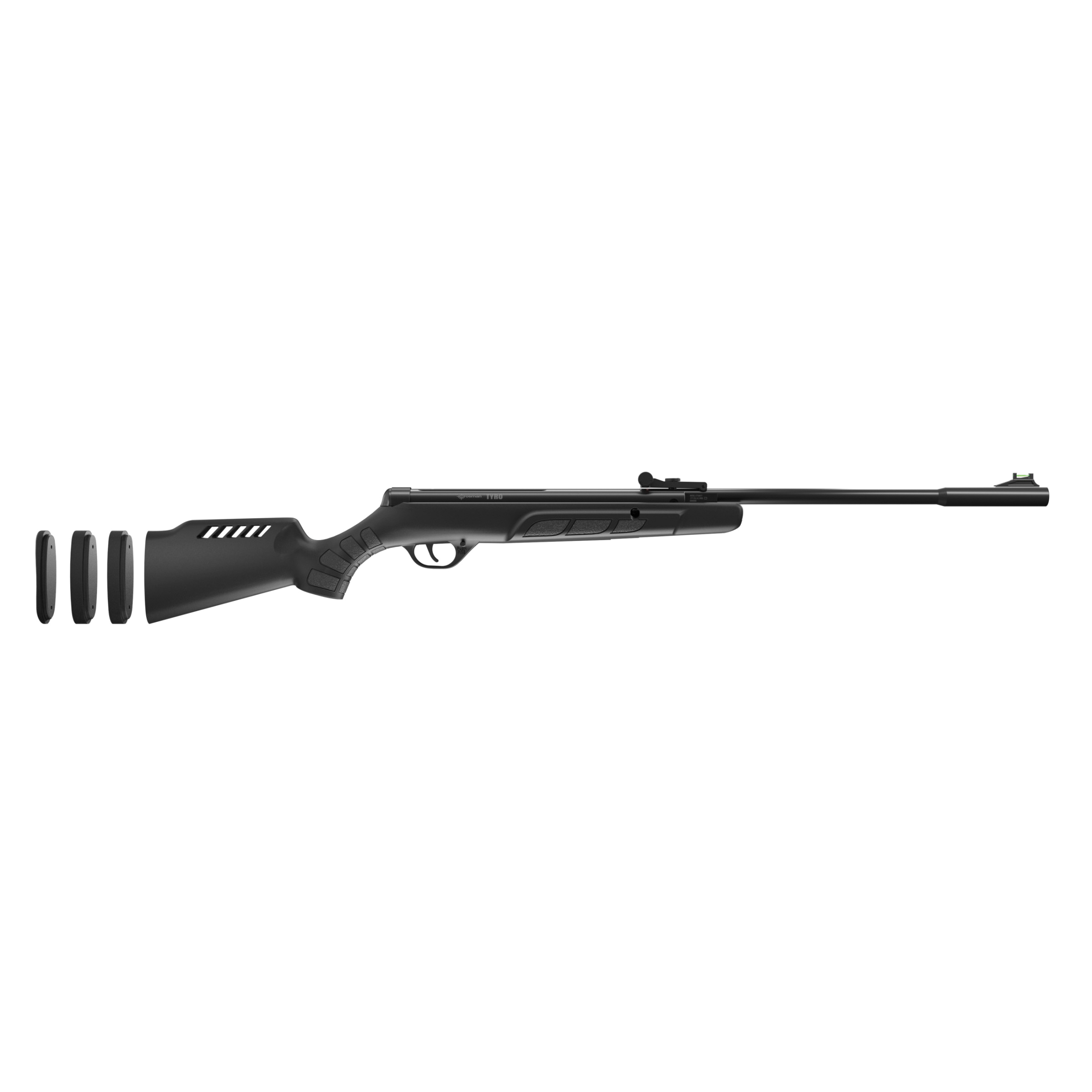 Crosman TYRO CYT6M77 Air Rifle, 0.177 Caliber, 720 fps Alloy Pellet, 600 fps Lead Pellet, Rifled Barrel, Break Trigger - 3