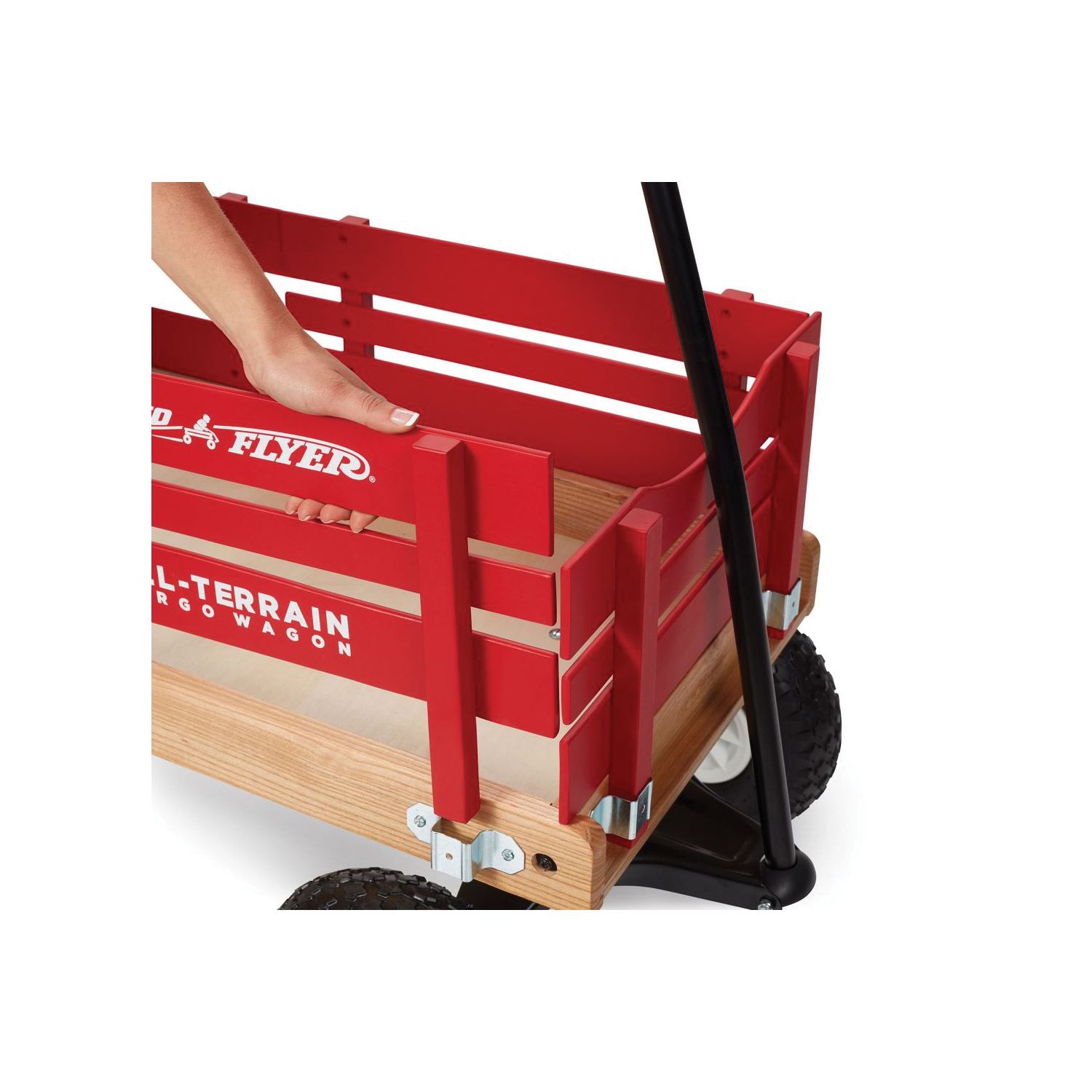 Radio Flyer 29 All-Terrain Cargo Wagon, 200 lb, Red - 4