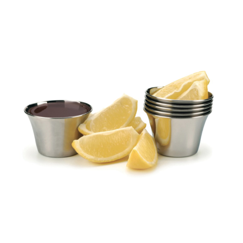 Endurance BAY-DD Sauce Cup, 2 oz, Stainless Steel, Silver, Brushed/Polished - 3
