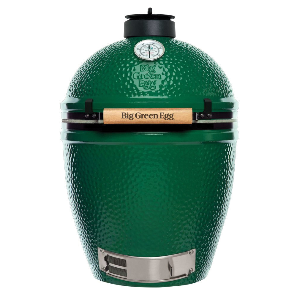 Big Green Egg 117632 Large Charcoal Grill, 262 sq-in Primary Cooking Surface, Green, Smoker Included: Yes, Ceramic Body - 1