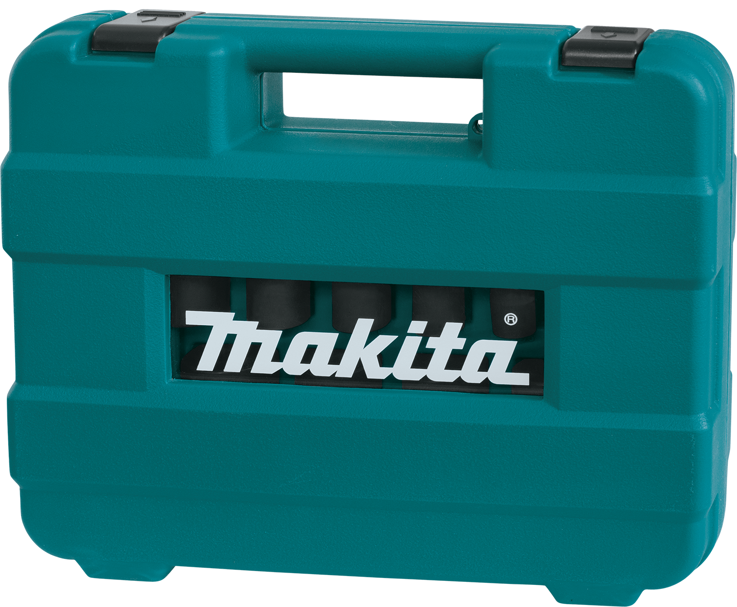Makita A-96372 Impact Socket Set, Chromium Molybdenum Steel, Black Oxide, Specifications: 3-3/16 in Socket Depth - 5