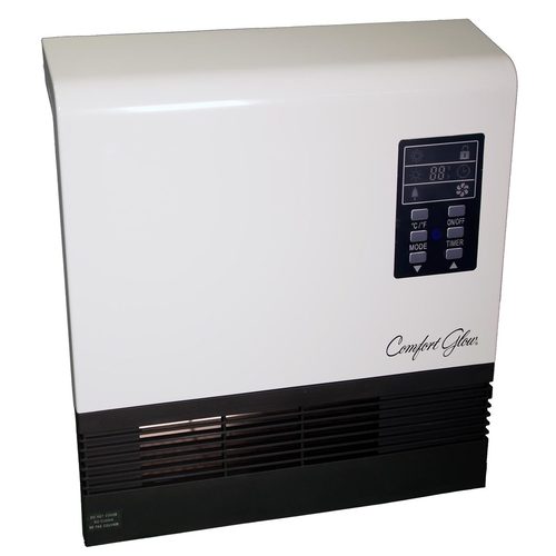 Comfort Glow QWH2100 Comfort Furnace, 15 A, 120 VAC, 1500 W, 5120 Btu, 1000 sq-ft Heating Area, Remote Control - 4