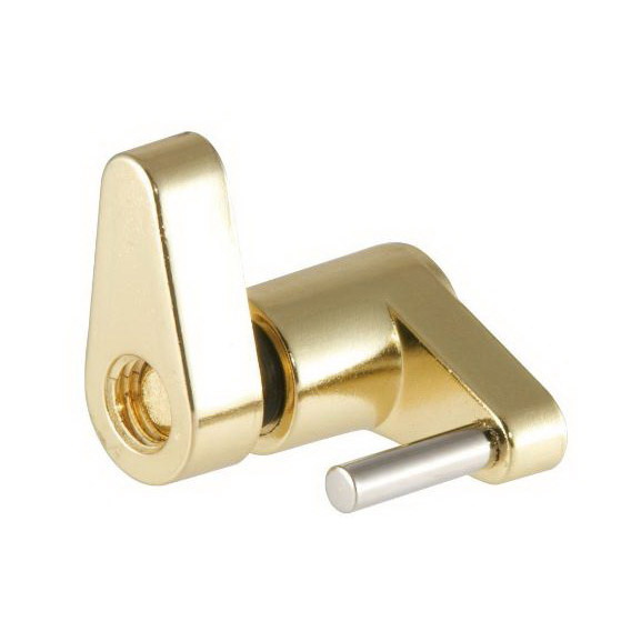 Curt 23022 Padlock Coupler Lock, 1/4 in Dia Pin, 1-3/4 in OAL, Steel, Brass - 2
