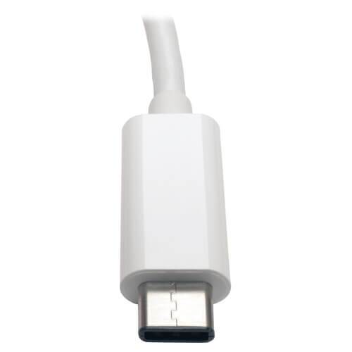 Tripp Lite U436-06N-GBW Network Adapter, 1 W Input, White - 3