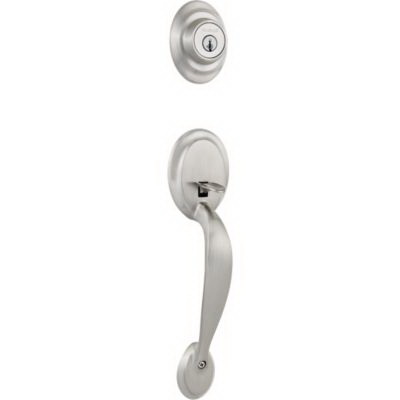 Kwikset Dakota Series 687 DAXP 15 SMT Combination Lockset, Satin Nickel, 3 Grade, Re-Key Technology: SmartKey - 2