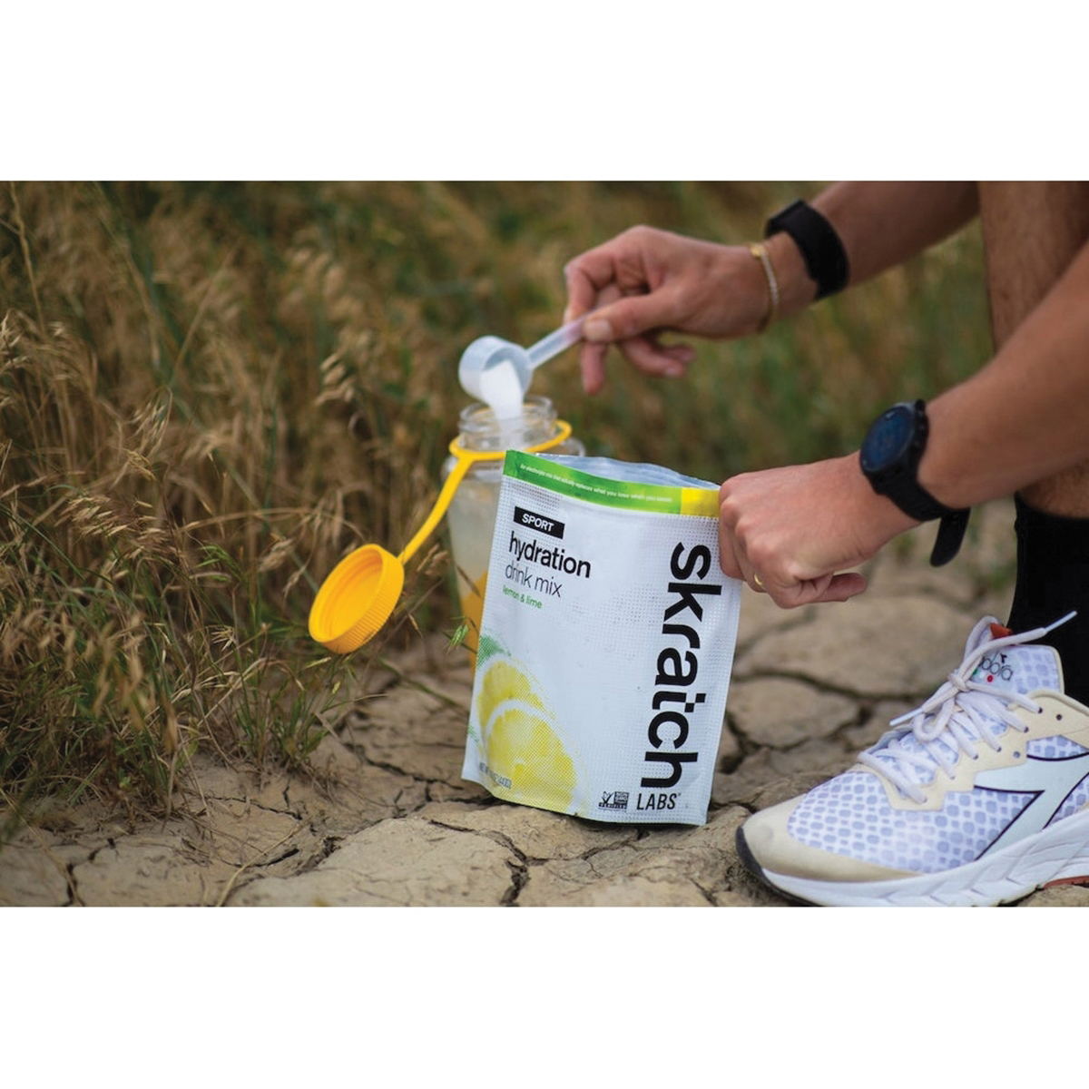 skratch LABS XLLB Sport Hydration Drink Mix, Powder, Lemon, Lime Flavor, 15.5 oz Bag - 3