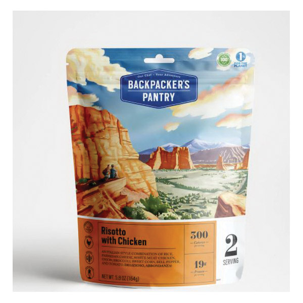 Backpacker's Pantry 102422 Risotto with Chicken, 7.1 oz - 2
