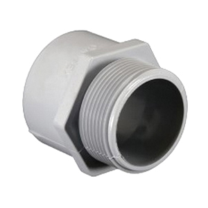 CANTEX 5140104U Terminal Pipe Adapter, 3/4 in, Male, PVC, SCH 40 Schedule - 1