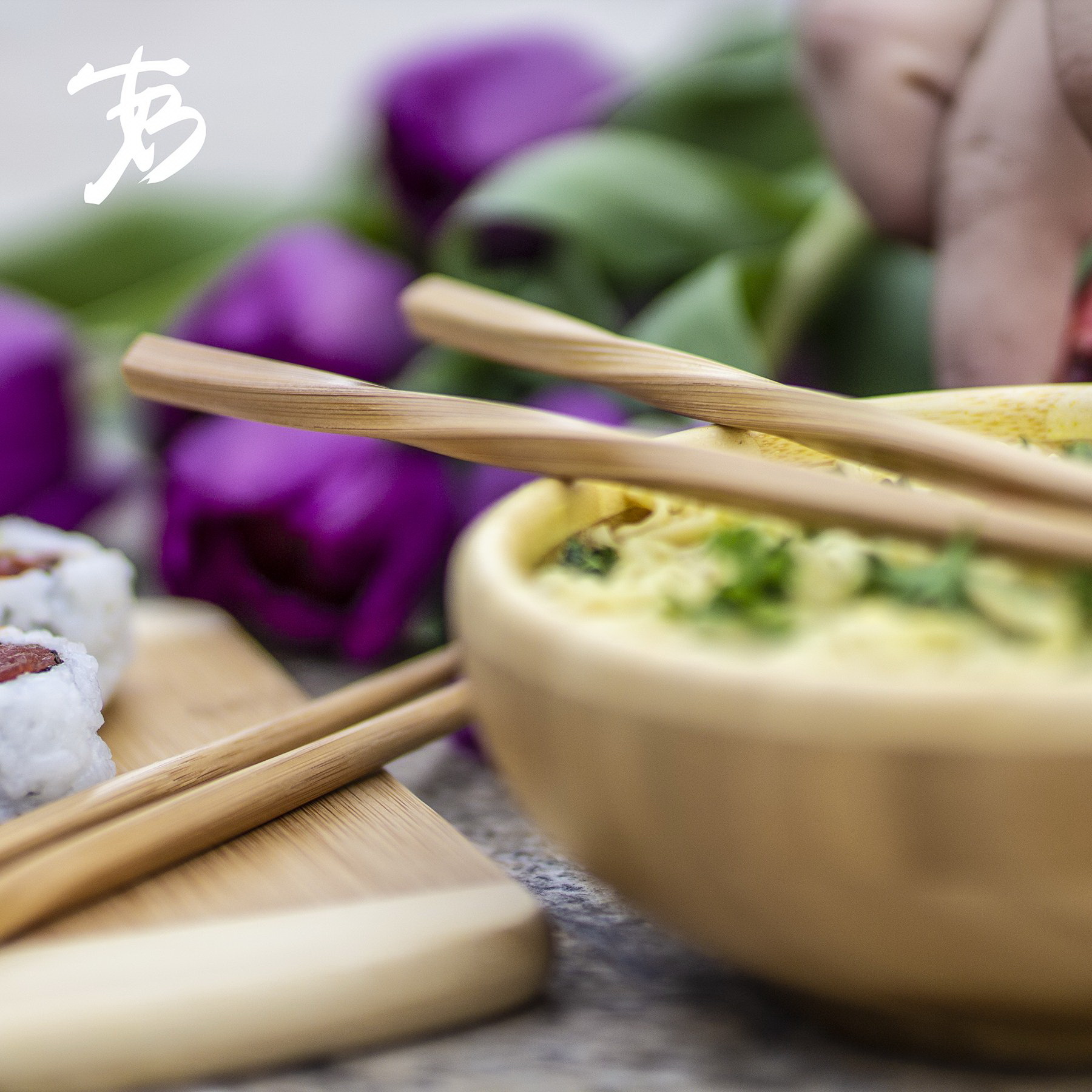 Totally Bamboo 20-2003 Twish Chopstick Set, Bamboo - 5