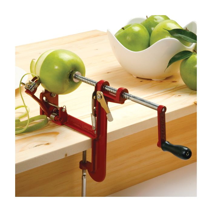 Norpro Apple-Mate 2 Series 864R Apple Parer, 7-1/2 in L, 1-1/2 in W, 9-1/2 in H, Red - 2