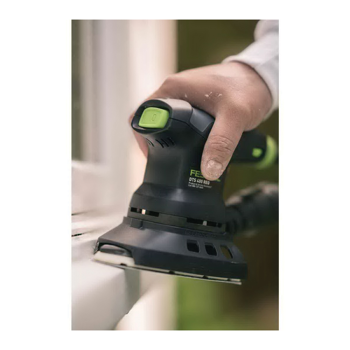 Festool 576061 Finish Delta Sander, 2 A, 4 x 6 in Pad/Disc, StickFix Soft Sander Backing Pad/Disc - 3