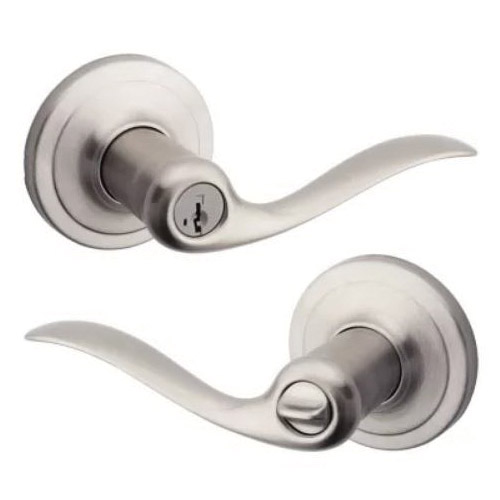 Kwikset Signature Series 740TNL 15 Entry Lever, Satin Nickel, Zinc, Reversible Hand, 2 Grade - 2