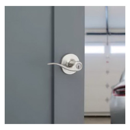 Kwikset Signature Series 740TNL 15 Entry Lever, Satin Nickel, Zinc, Reversible Hand, 2 Grade - 5