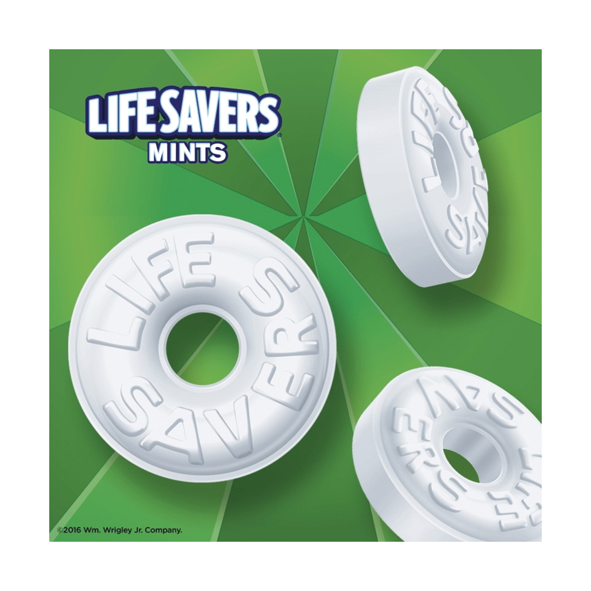 Lifesavers 329292 Mint Candy, Winter Mint Flavor, 6.25 oz Bag - 2