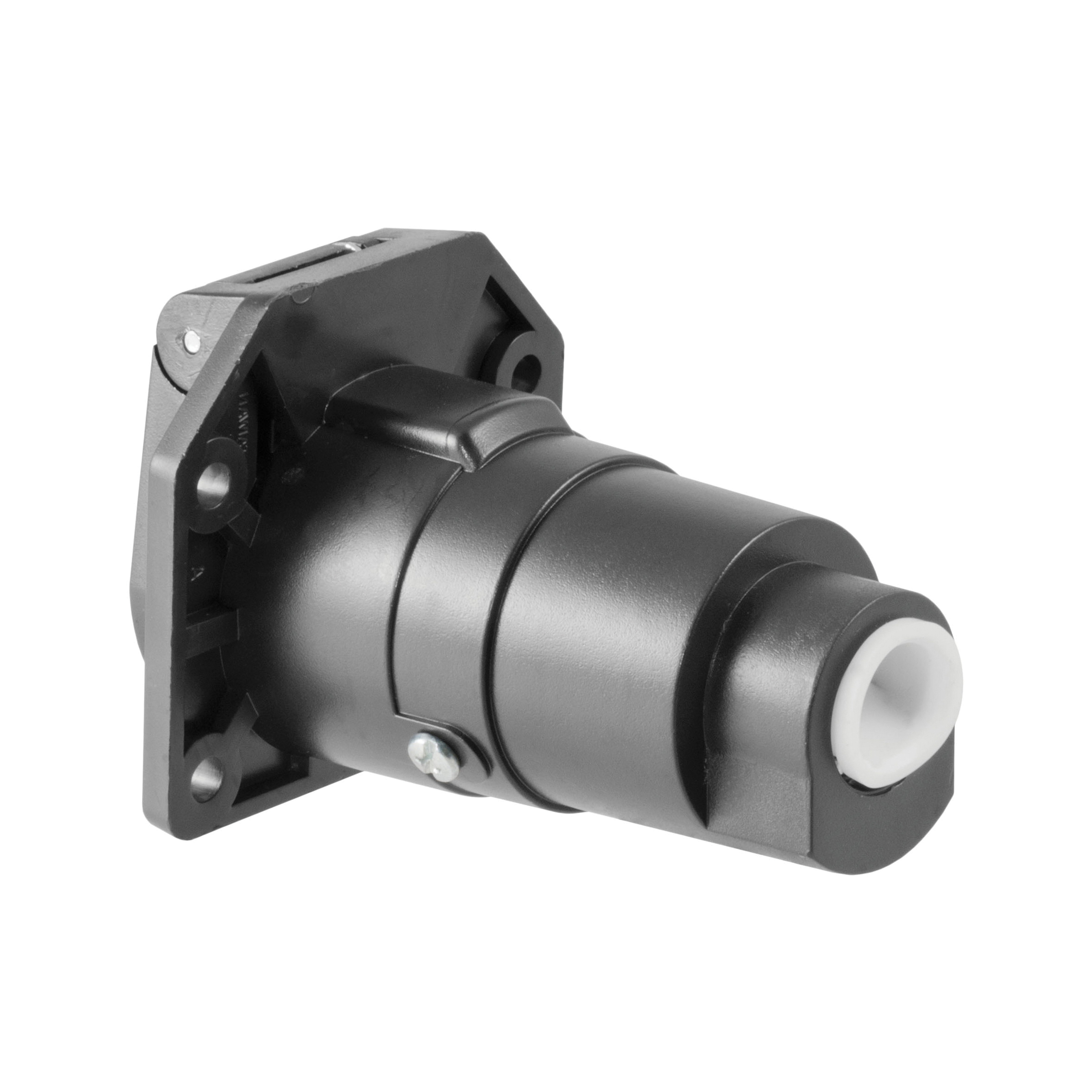 Curt 58151 Vehicle End Connector Socket, 12 V, Black - 4