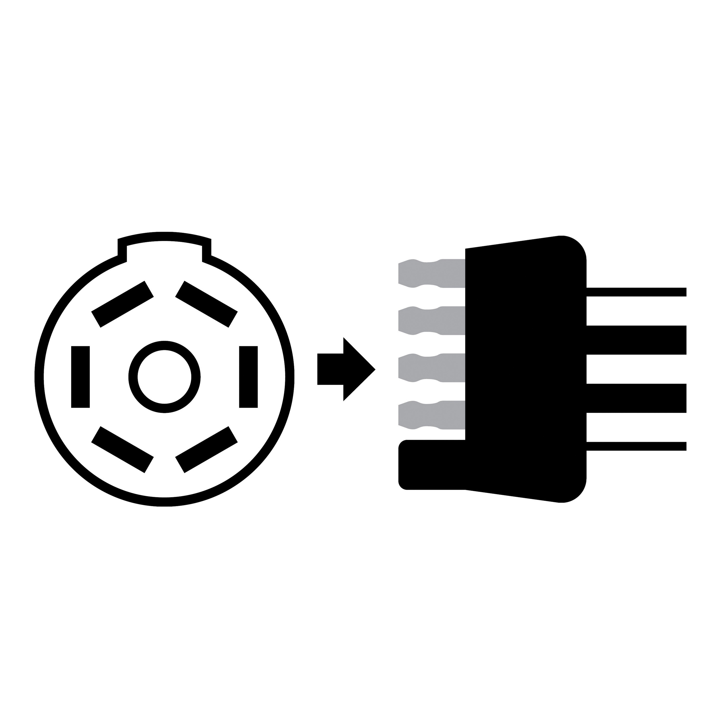 Curt 57251 Electrical Adapter - 4