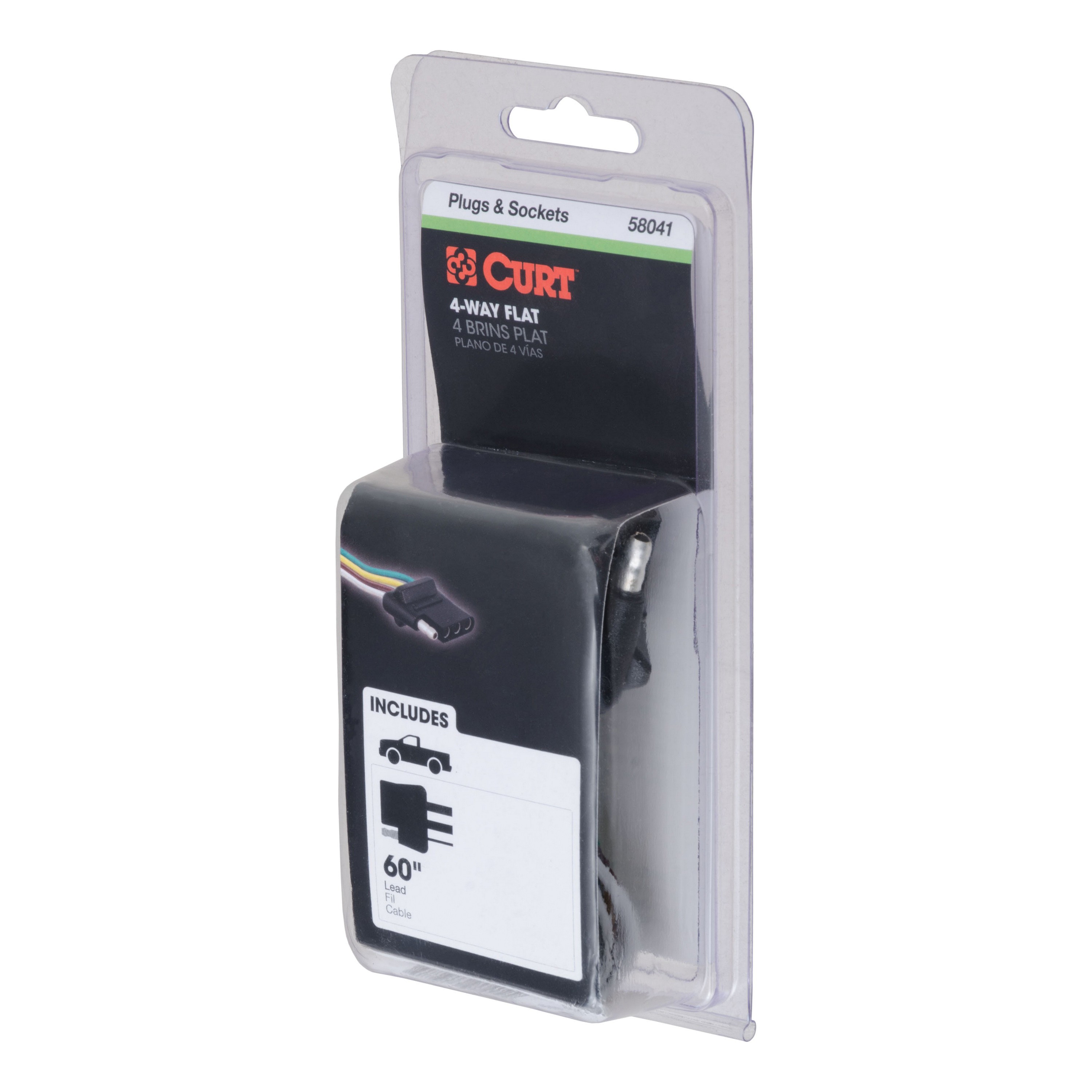 Curt 58041 Connector Socket, 60 in L - 5