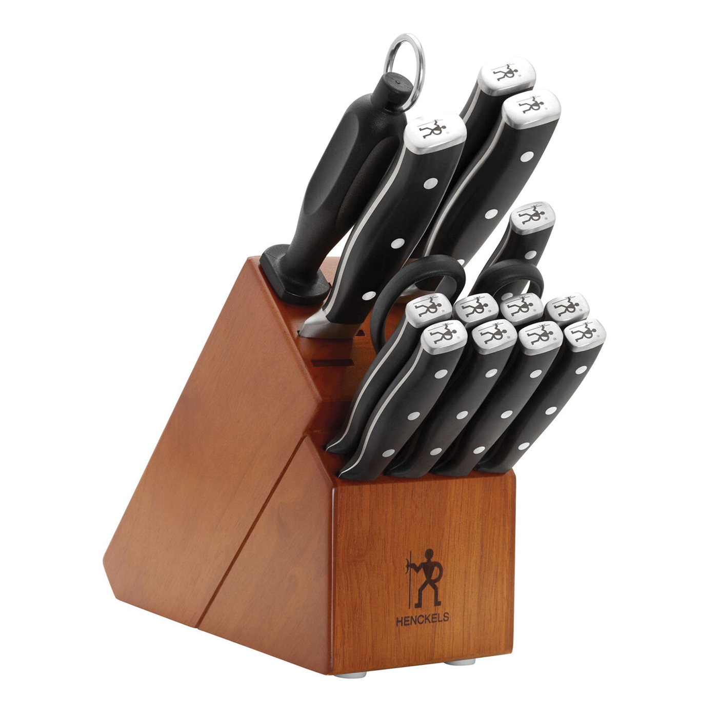 Henckels International 19541-000 Knife Block Set, 14-Slot, Stainless Steel - 2