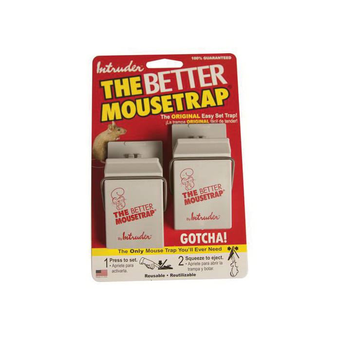 Intruder 16000 Mouse Trap, 3-1/2 in L, 2 in W, 1-3/4 in H - 2