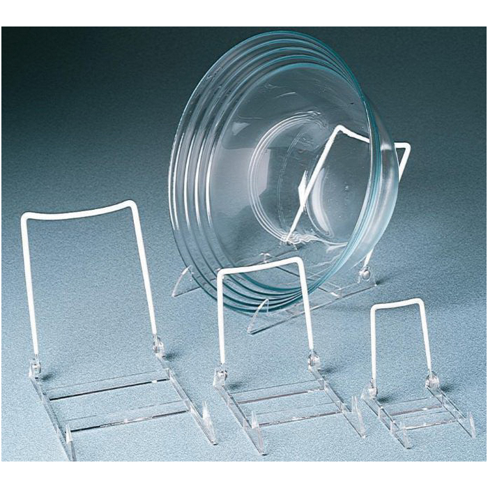Tripar 27-1213 Adjustable Easel, 5-1/4 in OAL, 3.9 in OAW, 4.7 in OAH, Acrylic, Clear - 2