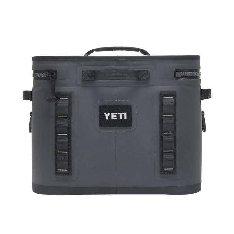 Yeti Hopper Flip 18 Series 18050130002 Soft Cooler, 16-1/4 in L, 10-3/4 in W, Dryhide Fabric, Charcoal, Hydrolok Zipper - 2