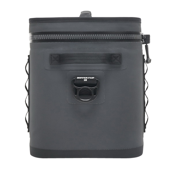 Yeti Hopper Flip 18 Series 18050130002 Soft Cooler, 16-1/4 in L, 10-3/4 in W, Dryhide Fabric, Charcoal, Hydrolok Zipper - 3
