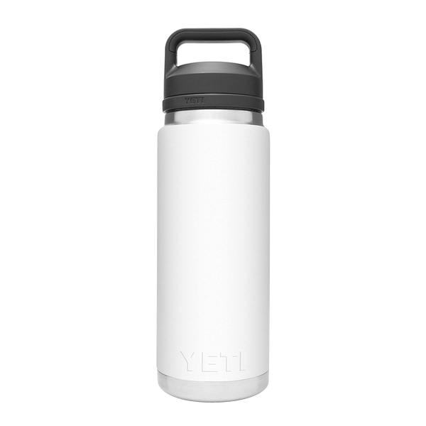 Yeti Rambler Series 21071200020 Water Bottle with Chug Cap, 26 oz, Stainless Steel, White - 2