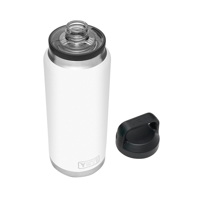 Yeti Rambler Series 21071200020 Water Bottle with Chug Cap, 26 oz, Stainless Steel, White - 3