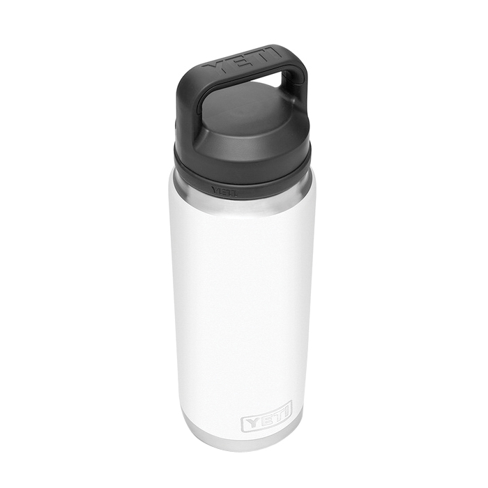 Yeti Rambler Series 21071200020 Water Bottle with Chug Cap, 26 oz, Stainless Steel, White - 4