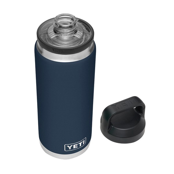 Yeti Rambler Series 21071200021 Water Bottle with Chug Cap, 26 oz, Stainless Steel, Navy - 3