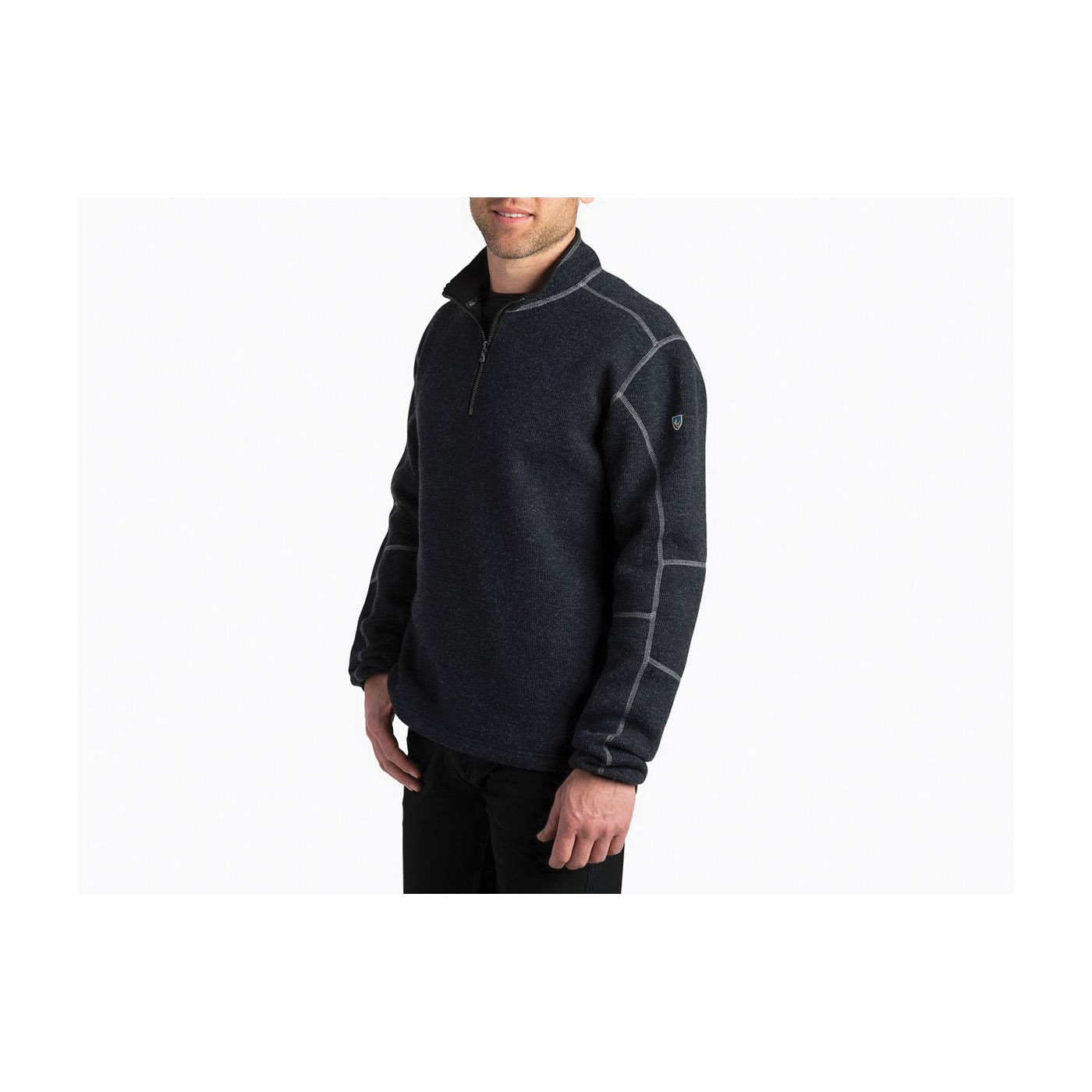 Kuhl THOR Series 3082-L-PB Sweater, L, 42 to 43 in Chest, Nylon/Polyester/Wool, Pirate Blue - 3