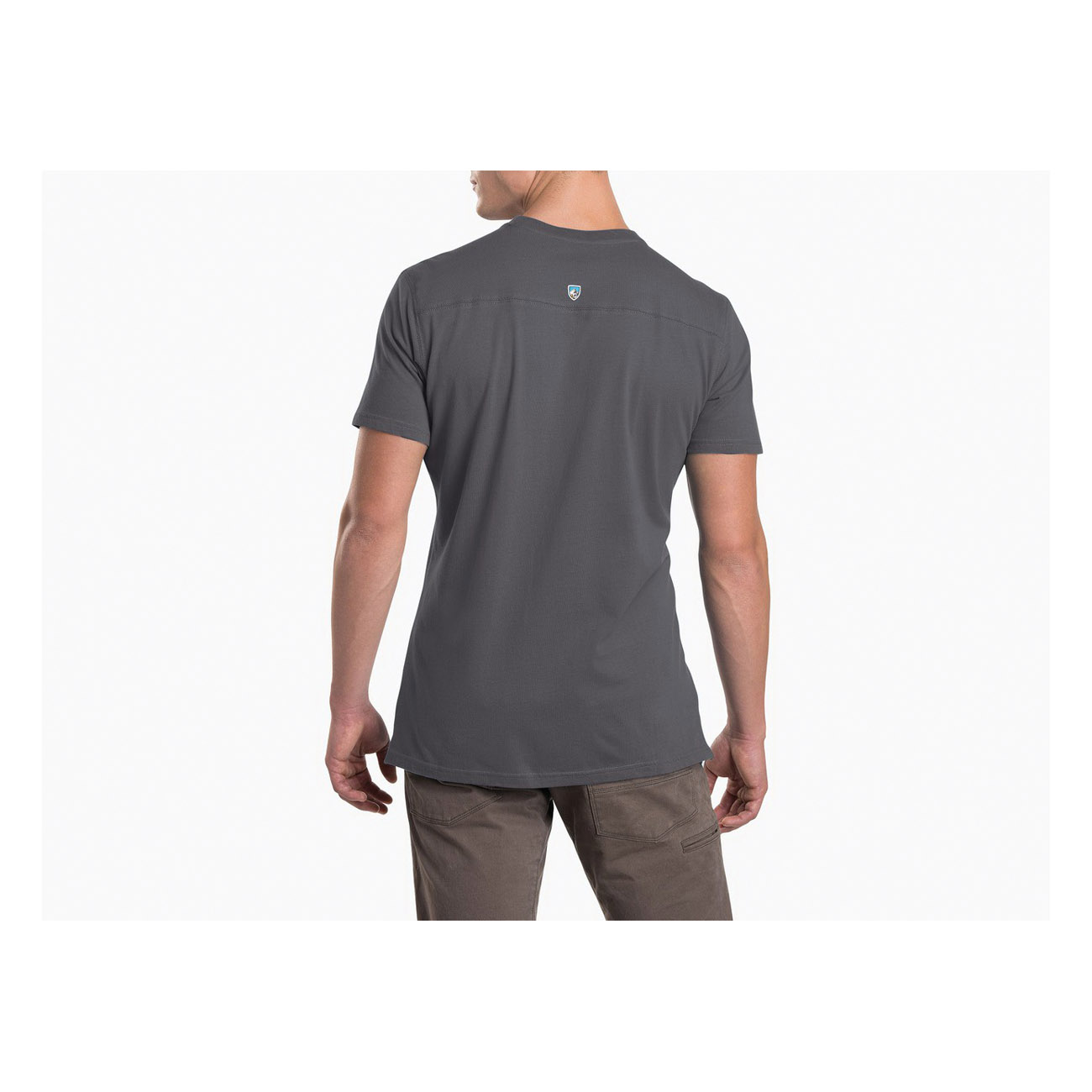 Kuhl BRAVADO Series 7200-L-CA T-Shirt, L, Cotton, Carbon, Short Sleeve - 2