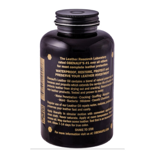 Obenauf's 1004 Leather Oil Amber, Amber, Liquid, 16 oz - 2