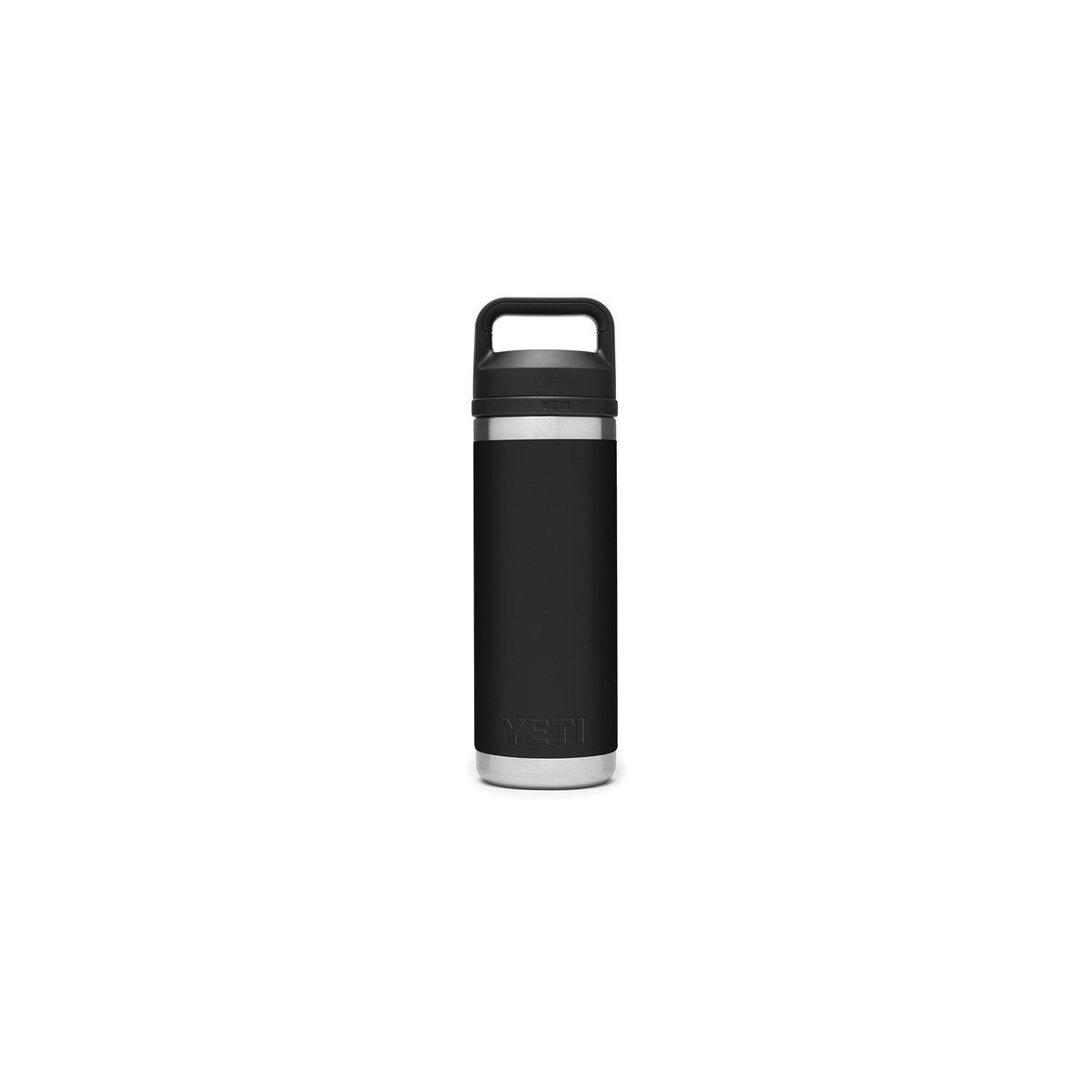 Yeti Rambler Series 21071060018 Water Bottle with Chug Cap, 18 oz, Stainless Steel, Black - 2