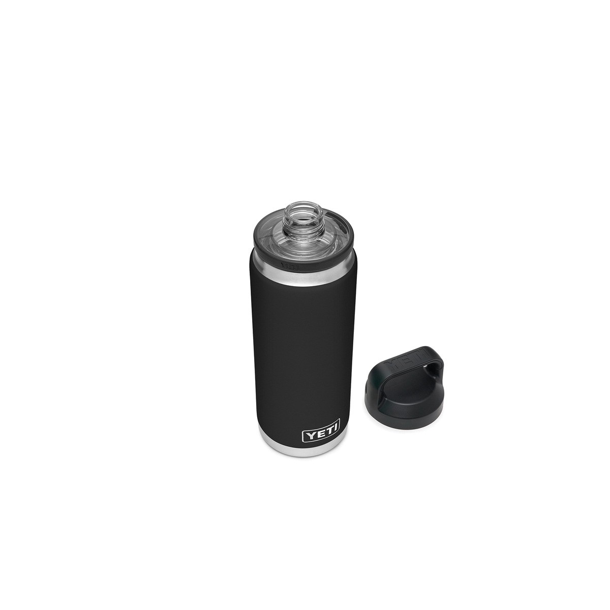 Yeti Rambler Series 21071200018 Water Bottle with Chug Cap, 26 oz, Stainless Steel, Black - 3