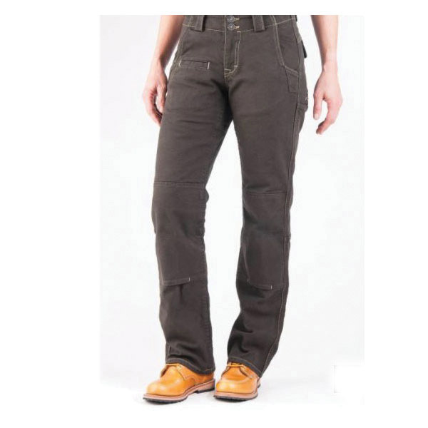 Dovetail Workwear DAY CONSTRUCT Series DWF18P3C-208-12X32 Pants, 12, 32-1/2 to 35 in, 32 in L, Dark Brown, Relaxed - 2