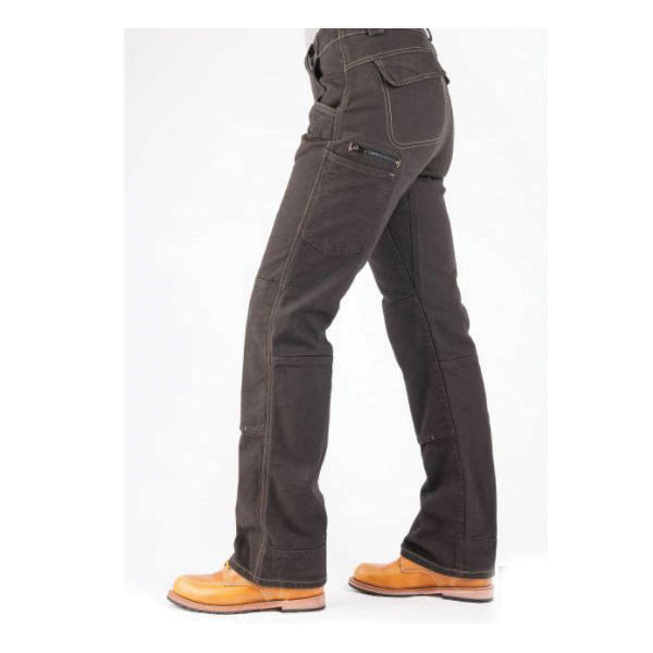 Dovetail Workwear DAY CONSTRUCT Series DWF18P3C-208-12X32 Pants, 12, 32-1/2 to 35 in, 32 in L, Dark Brown, Relaxed - 3