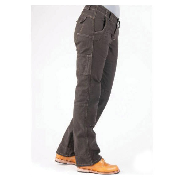 Dovetail Workwear DAY CONSTRUCT Series DWF18P3C-208-12X32 Pants, 12, 32-1/2 to 35 in, 32 in L, Dark Brown, Relaxed - 4