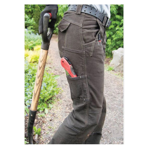 Dovetail Workwear DAY CONSTRUCT Series DWF18P3C-208-12X32 Pants, 12, 32-1/2 to 35 in, 32 in L, Dark Brown, Relaxed - 5