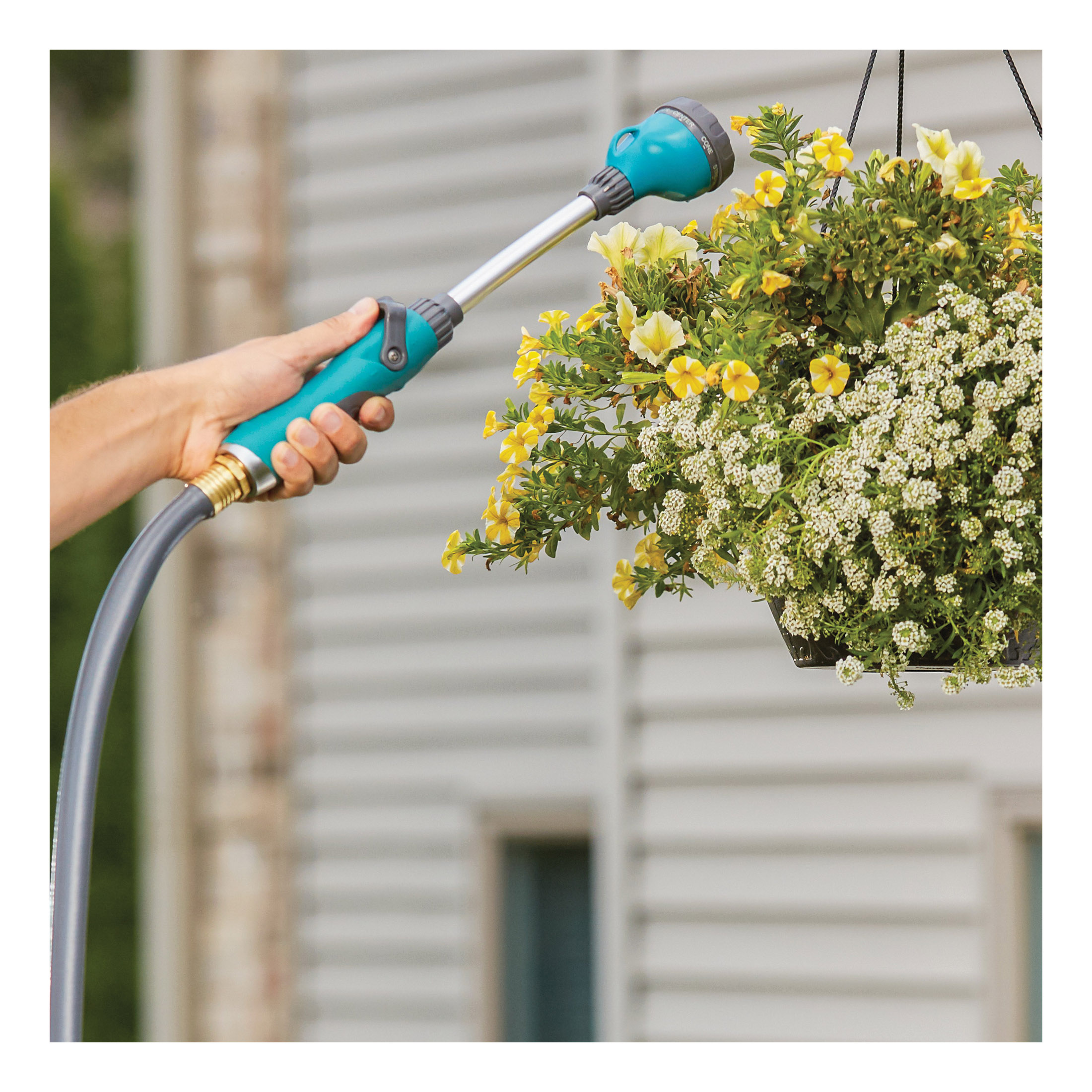 Gilmour 820172-1001 Watering Wand, 8-Spray Pattern, Zinc, 15-1/4 in L Wand - 4