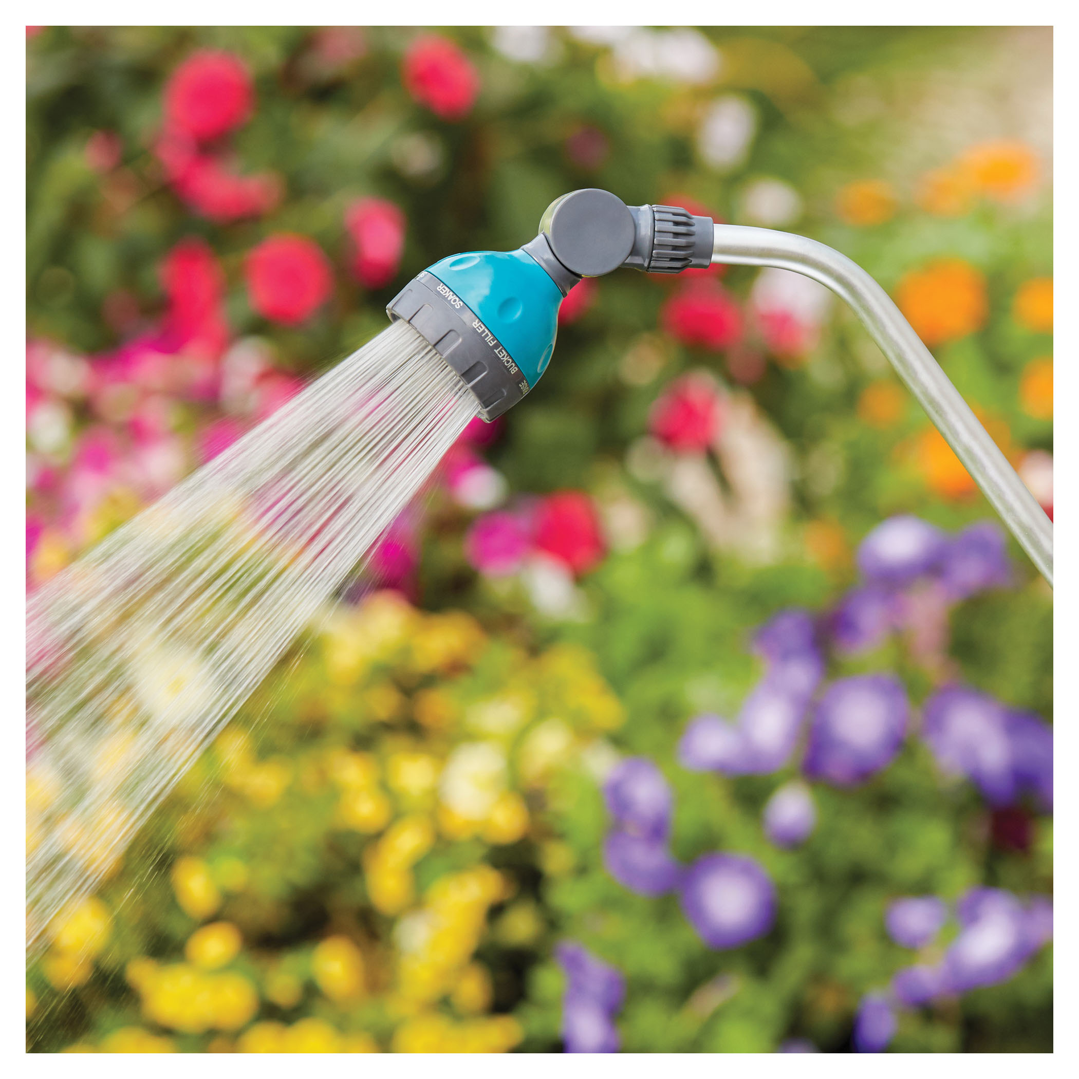 Gilmour Mfg 820192-1001 Watering Wand, 7-Spray Pattern, Zinc, Blue, 33-1/2 in L Wand - 2