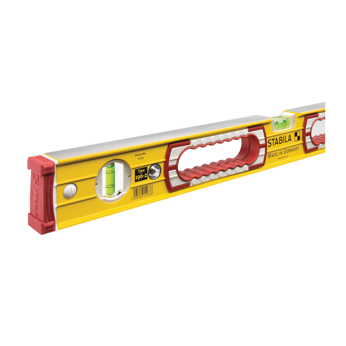 Stabila 37832 Spirit Level Tiler Set, 3-Vial, Aluminum - 2
