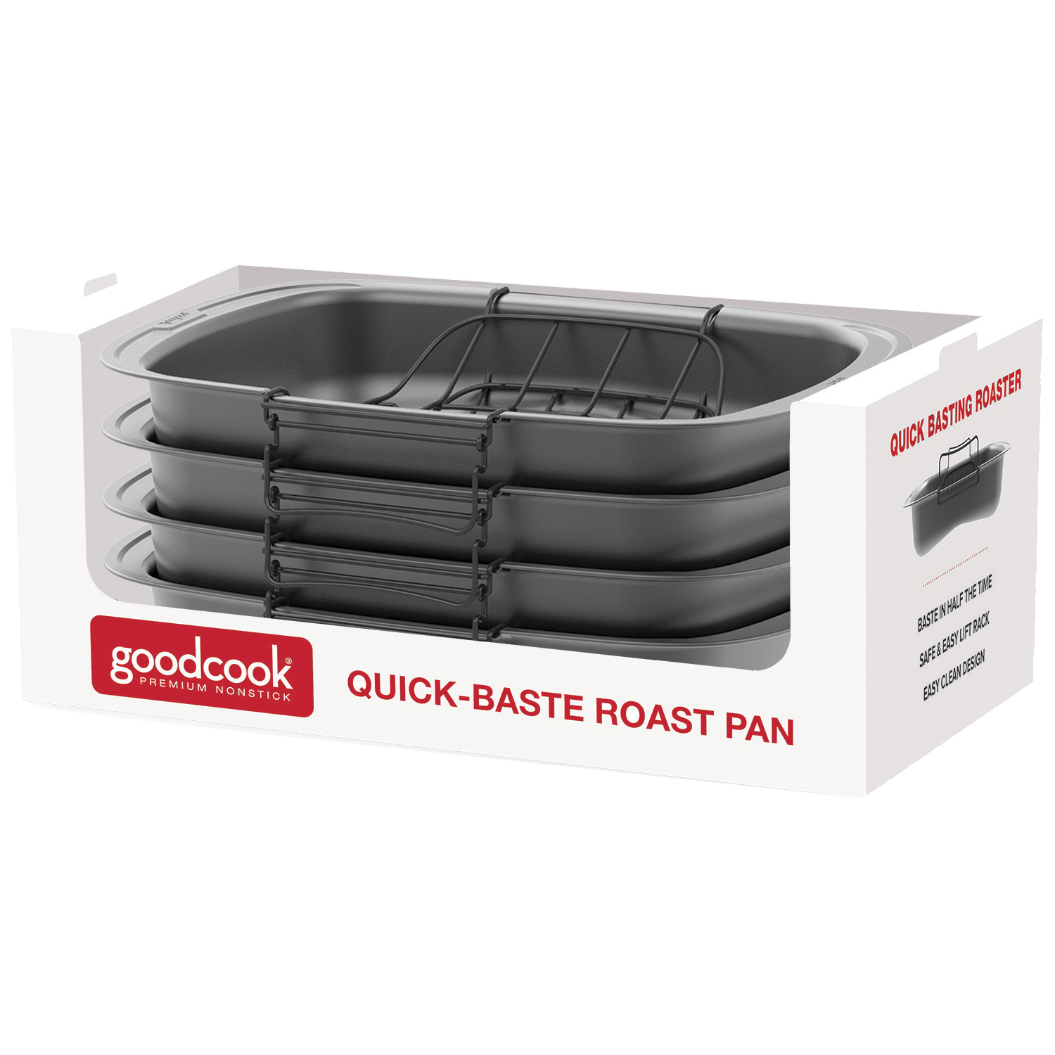 Bradshaw Quick Baste Roaster Pan - 1