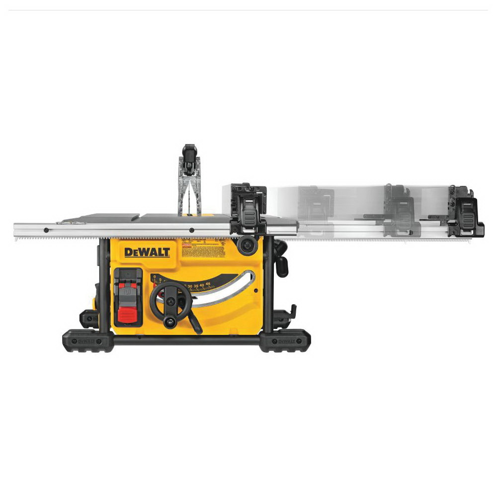 DEWALT DWE7485 Compact Jobsite Table Saw, 120 VAC, 15 A, 8-1/4 in Dia Blade, 5/8 in Arbor, 24-1/2 in Rip Capacity Right - 2