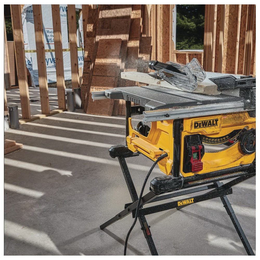 DEWALT DWE7485 Compact Jobsite Table Saw, 120 VAC, 15 A, 8-1/4 in Dia Blade, 5/8 in Arbor, 24-1/2 in Rip Capacity Right - 4