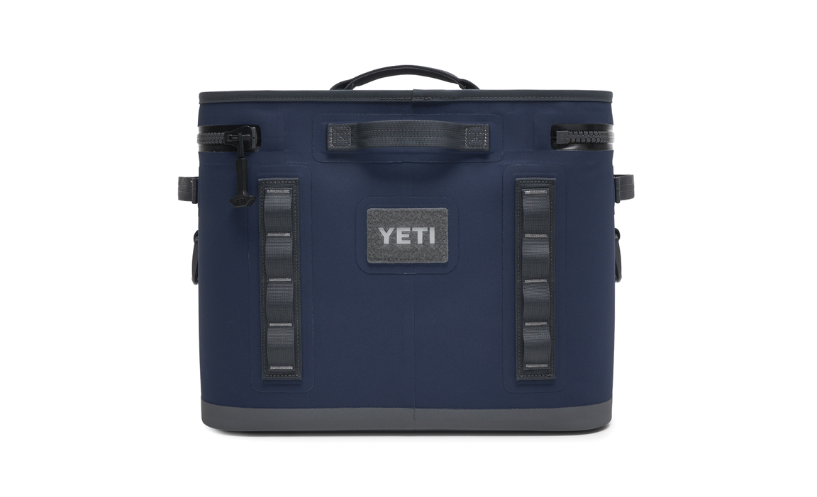 Yeti Hopper Flip 18 Series 18050121001 Soft Cooler, 16-1/4 in L, 10-3/4 in W, 18 qt, Fabric, Navy Blue, Zipper - 2
